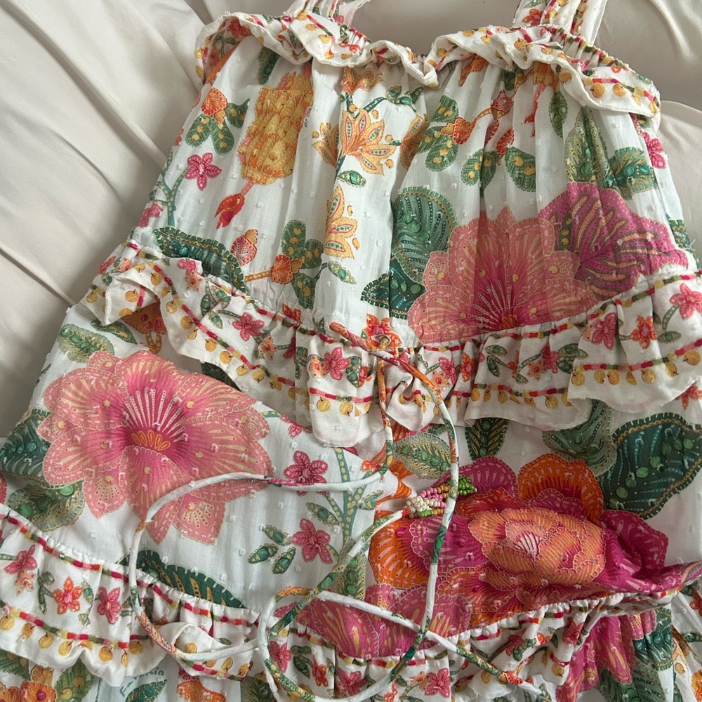 FARM Rio Off White Macaw Bloom Maxi Dress - Picture 5 of 10